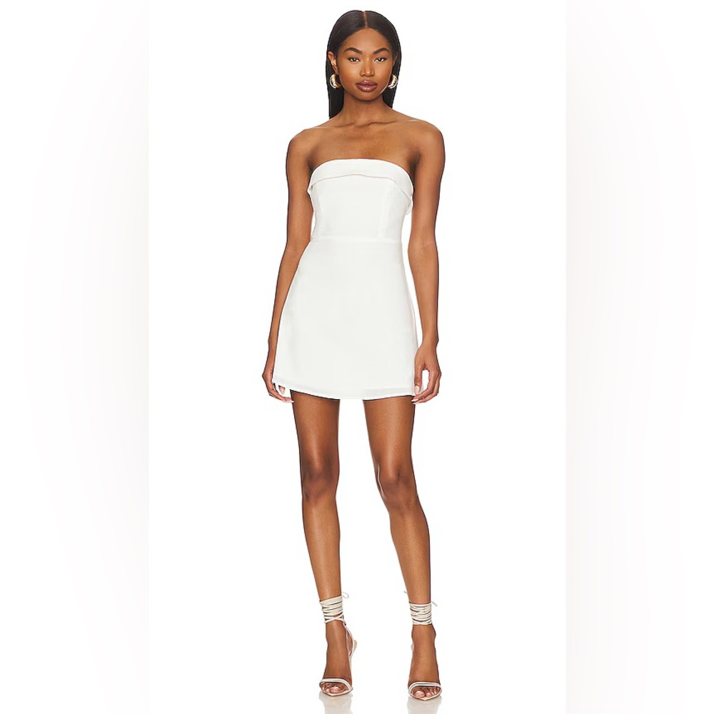NWT Indah Miss Jones Mini Dress in White